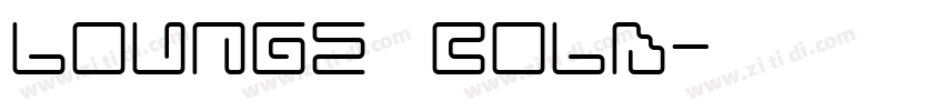 Lounge Bold字体转换
